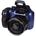 Fuji Finepix S4000 S4080 Full 720p HD 14MP Digital Camera w/ 30x Optical Zoom, 3" TFT LCD (Blue)